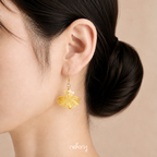Ginkgo Leaves Earrings - Autumn