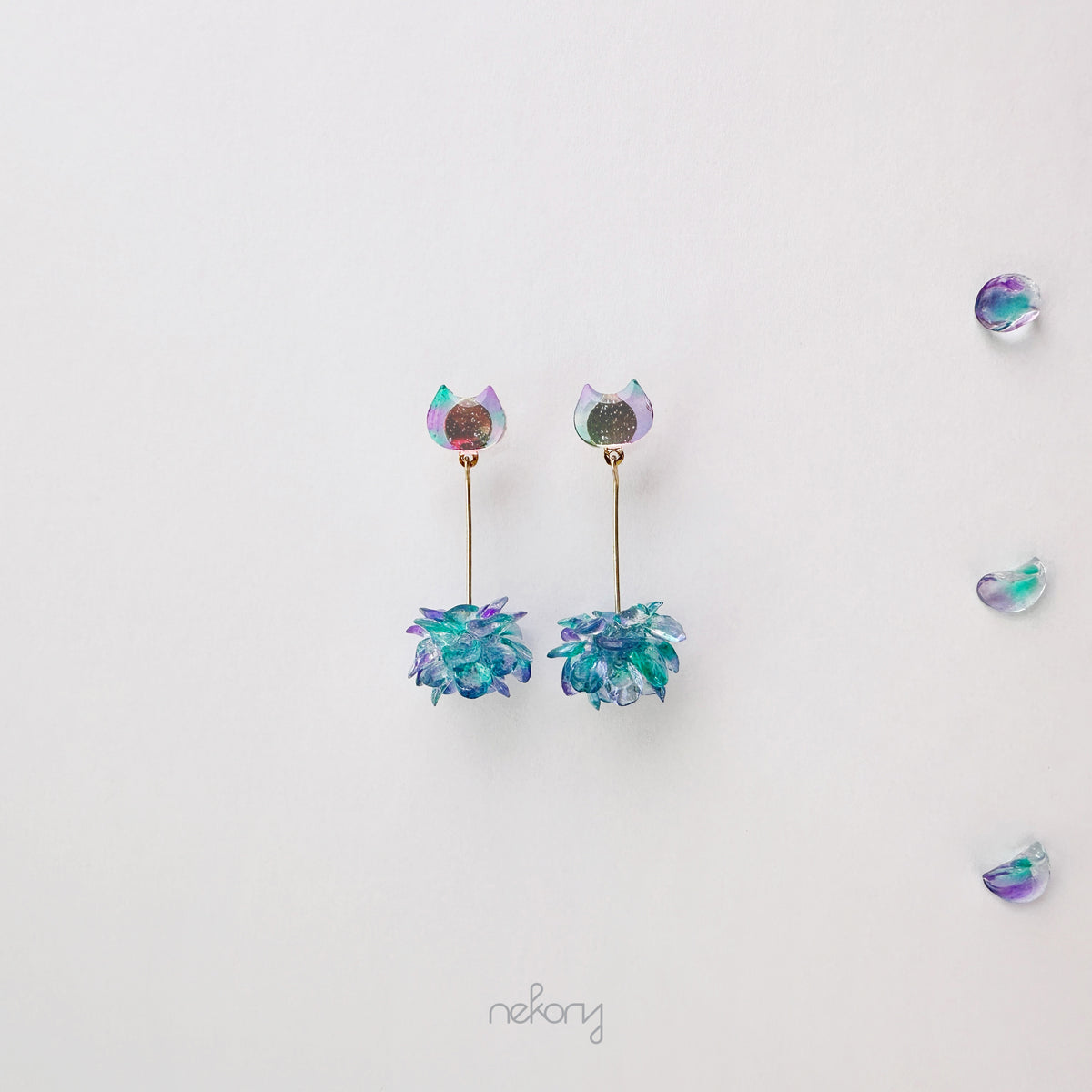 Blue Mist Earrings - Neko