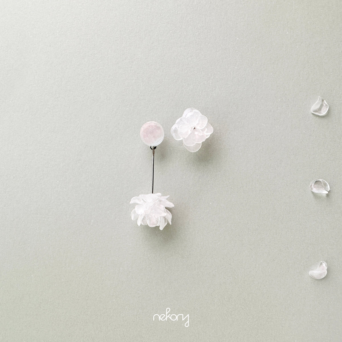 Moonlight Earrings - Round Asymmetric