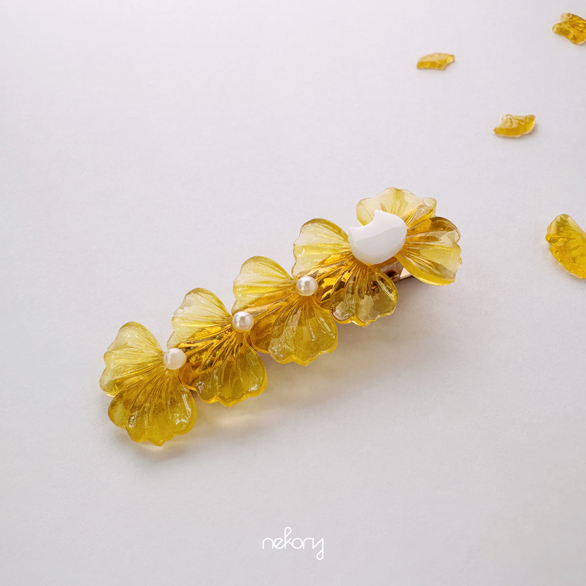 Botanic Hair Clip - Ginkgo