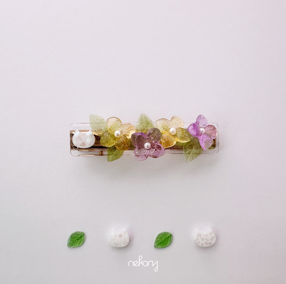Botanic Hair Clip - Garden