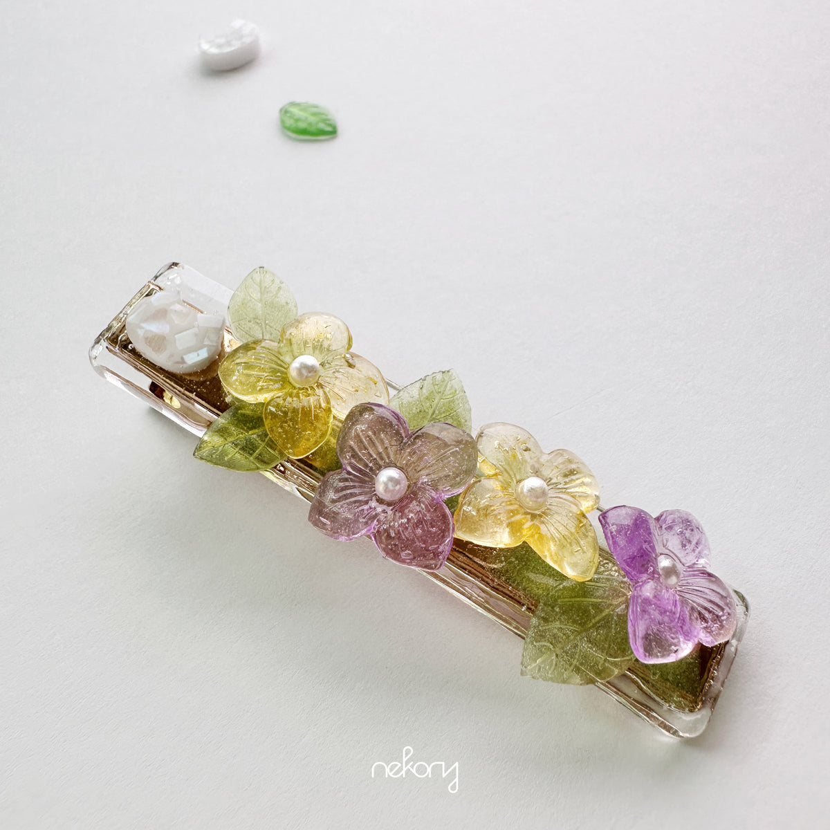 Botanic Hair Clip - Garden