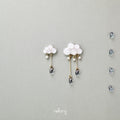 Drizzle Earrings - Little & Large Clouds