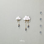 Drizzle Earrings - Little & Large Clouds