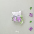 Botanic Hair Clip - Purple