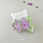 Botanic Hair Clip - Purple